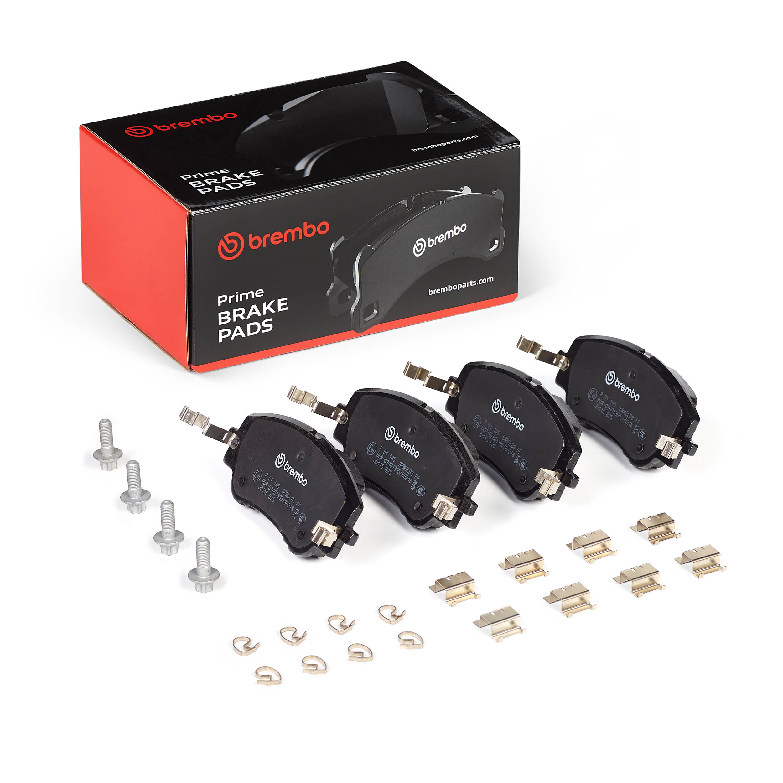 Jogo de 4 pastilhas de travão BREMBO ref. P 61 145