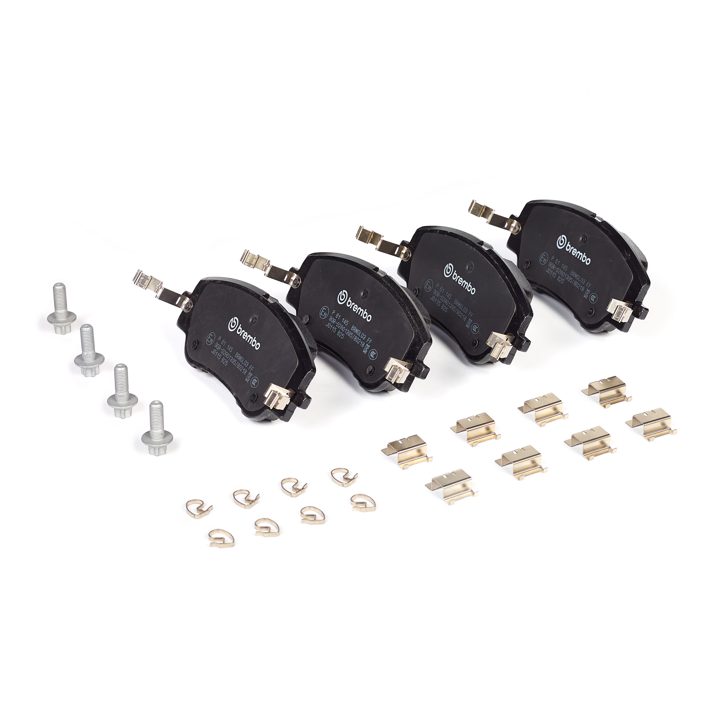 Jogo de 4 pastilhas de travão BREMBO ref. P 61 145