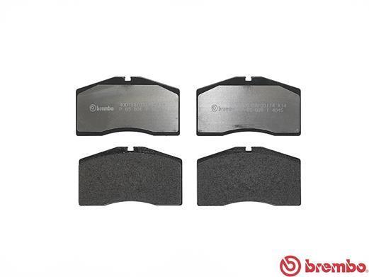 Jeu de 4 plaquettes de frein BREMBO ref. P 65 006
