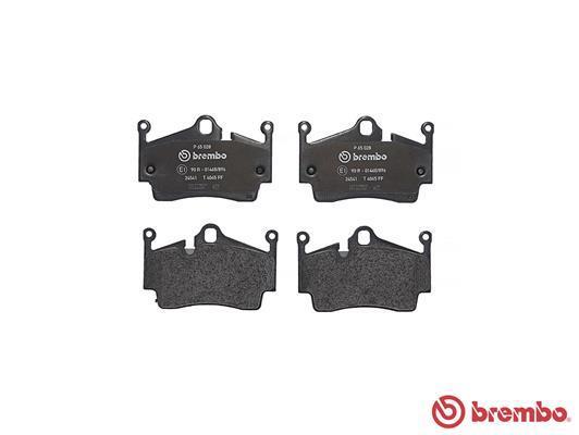 Jeu de 4 plaquettes de frein BREMBO ref. P 65 028