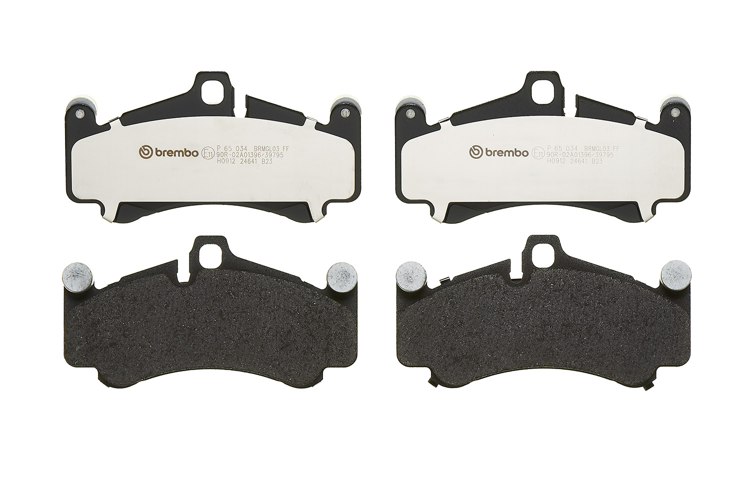 Jeu de 4 plaquettes de frein BREMBO ref. P 65 034