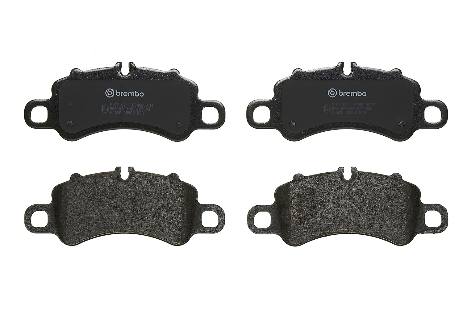 Jeu de 4 plaquettes de frein BREMBO ref. P 65 041