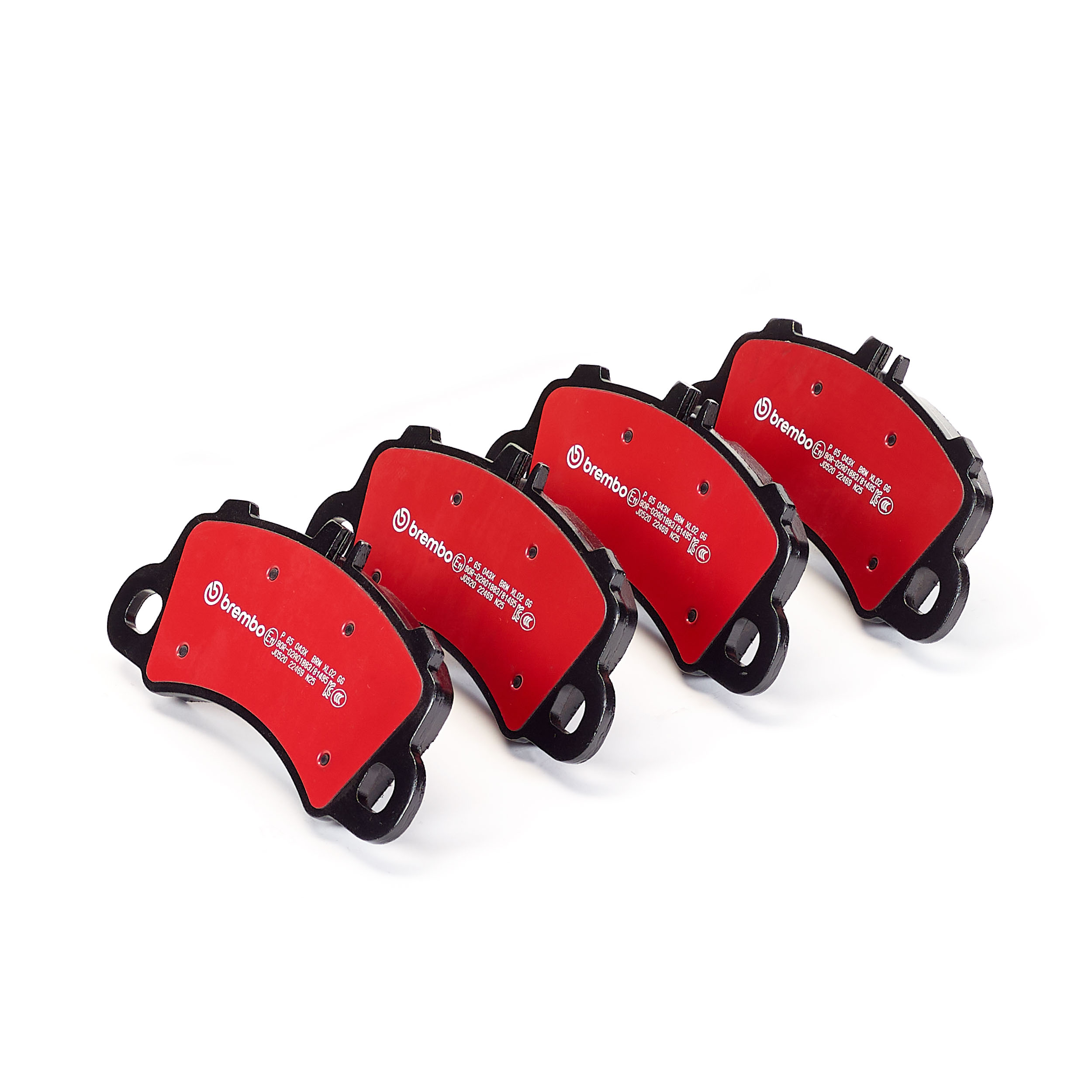 Jogo de 4 pastilhas de travão BREMBO ref. P 65 043X