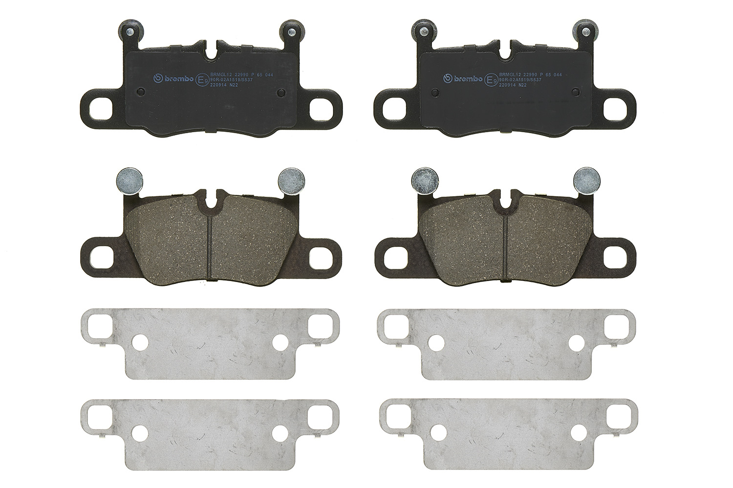 Jogo de 4 pastilhas de travão BREMBO ref. P 65 044