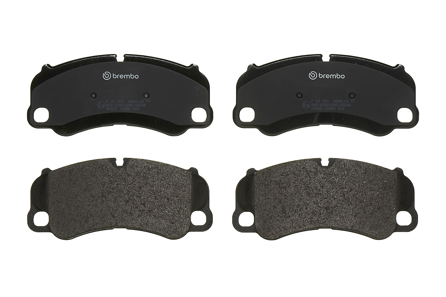 Jeu de 4 plaquettes de frein BREMBO ref. P 65 054