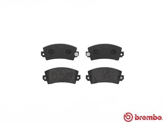 Jogo de 4 pastilhas de travão BREMBO ref. P 68 004