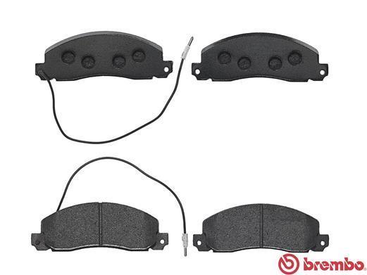 Jeu de 4 plaquettes de frein BREMBO P 68 006