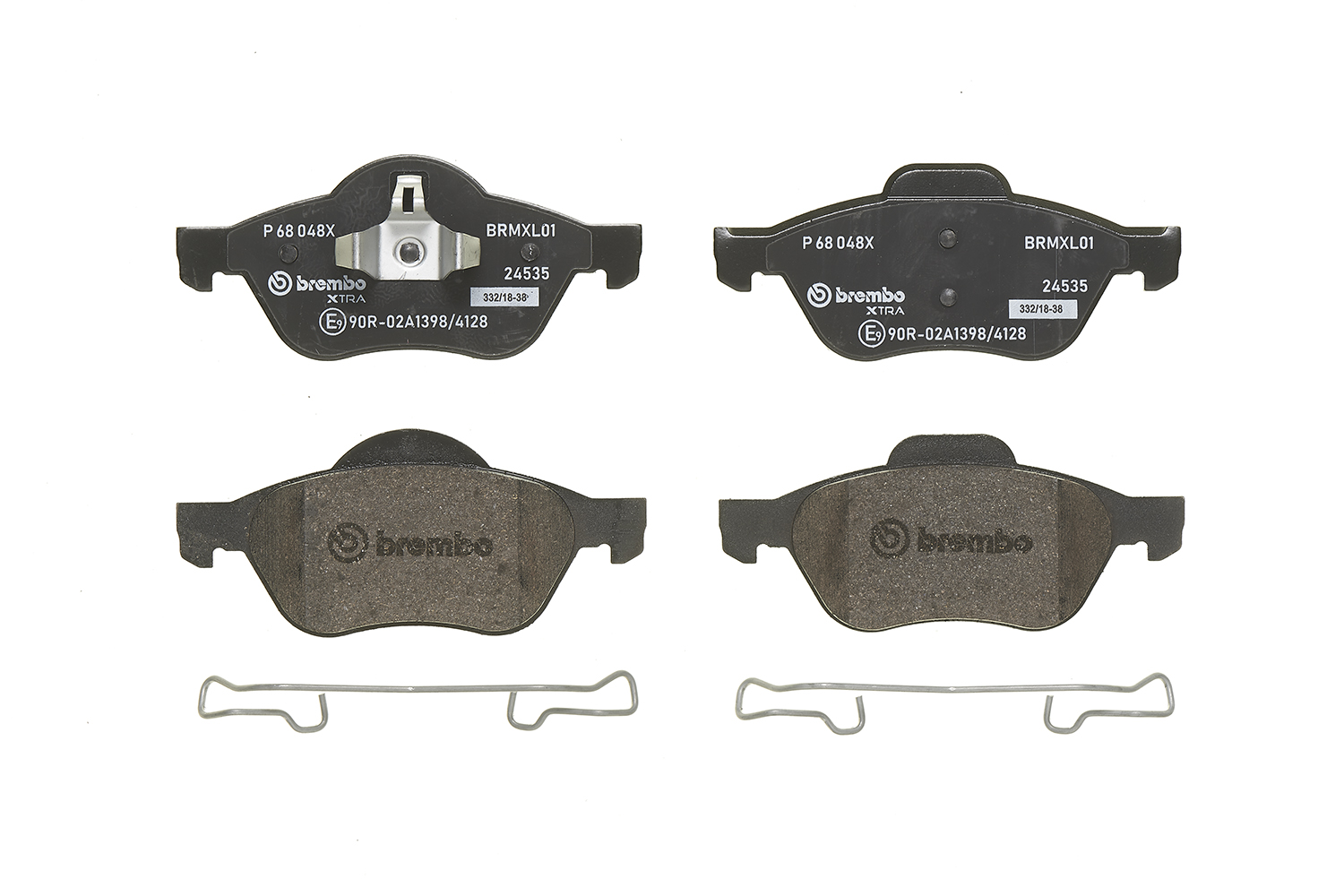 Jeu de 4 plaquettes de frein BREMBO ref. P 68 048X