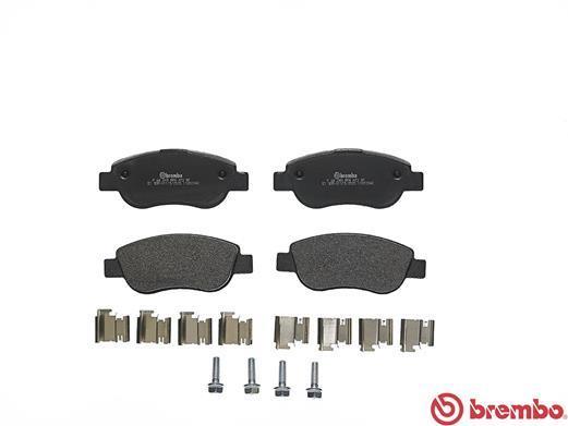 Jeu de 4 plaquettes de frein BREMBO ref. P 68 049