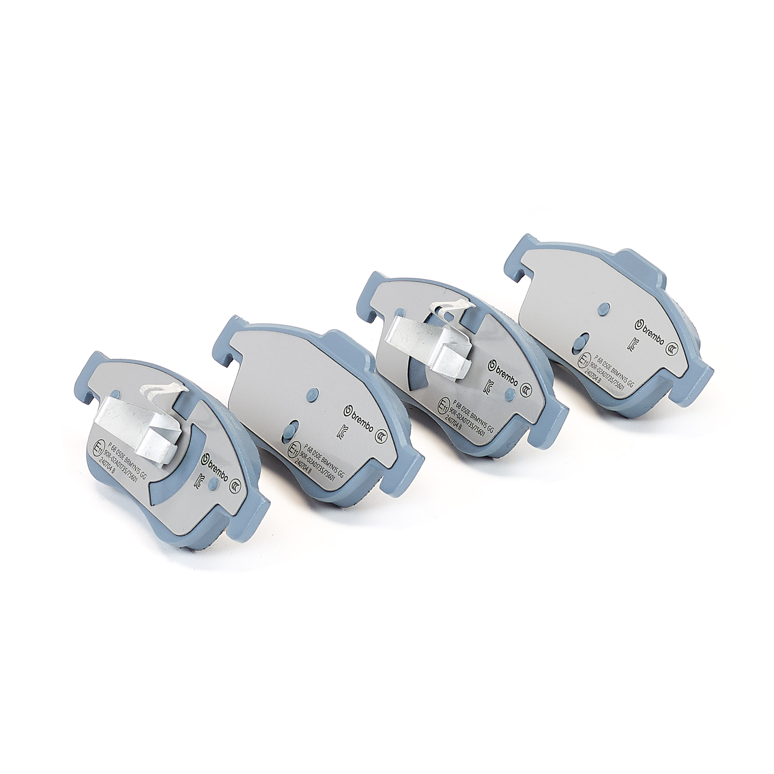 Jeu de 4 plaquettes de frein BREMBO ref. P 68 050E