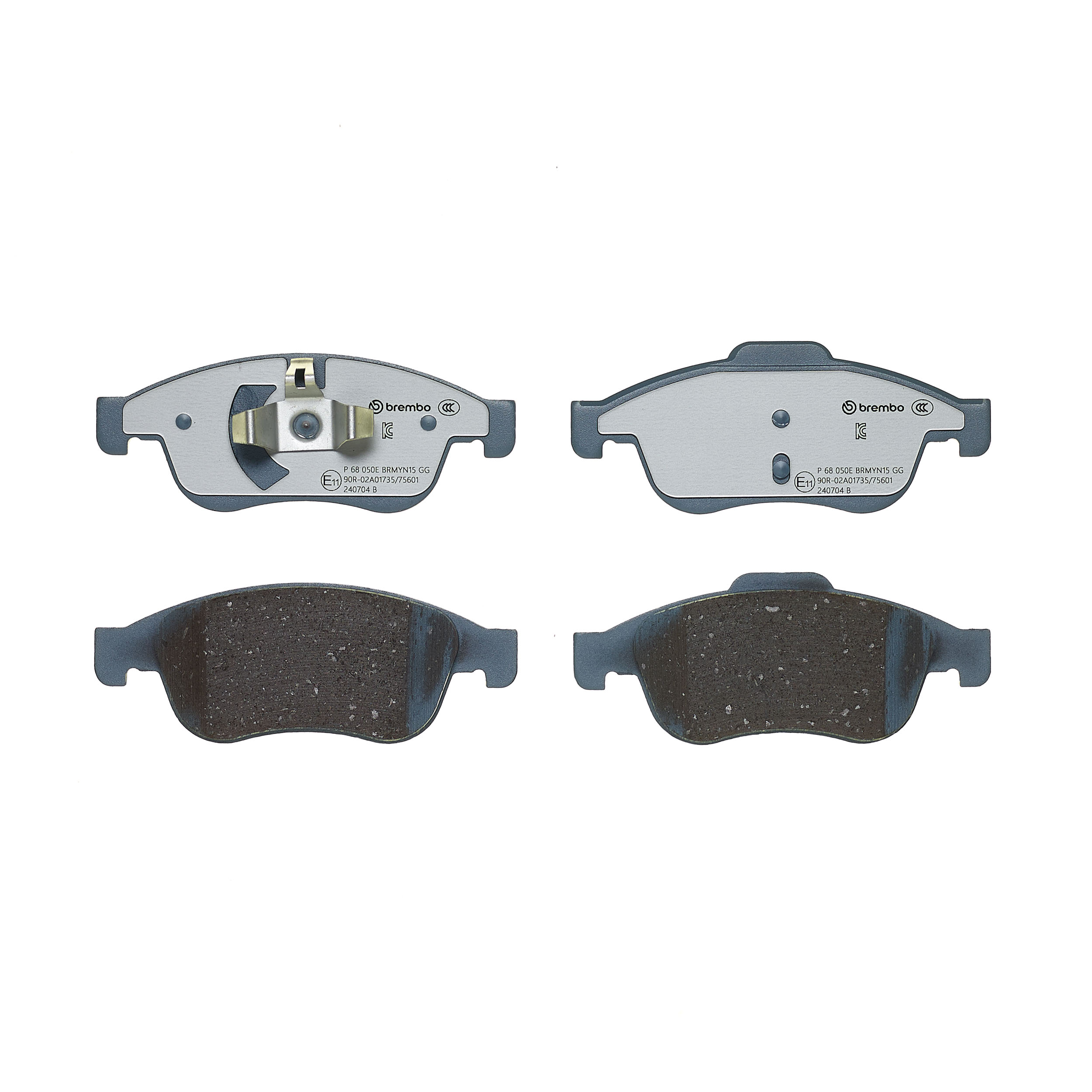 Jeu de 4 plaquettes de frein BREMBO ref. P 68 050E