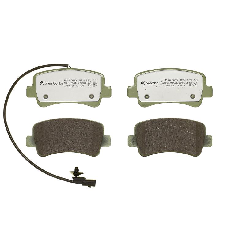 Jogo de 4 pastilhas de travão BREMBO ref. P 68 063G