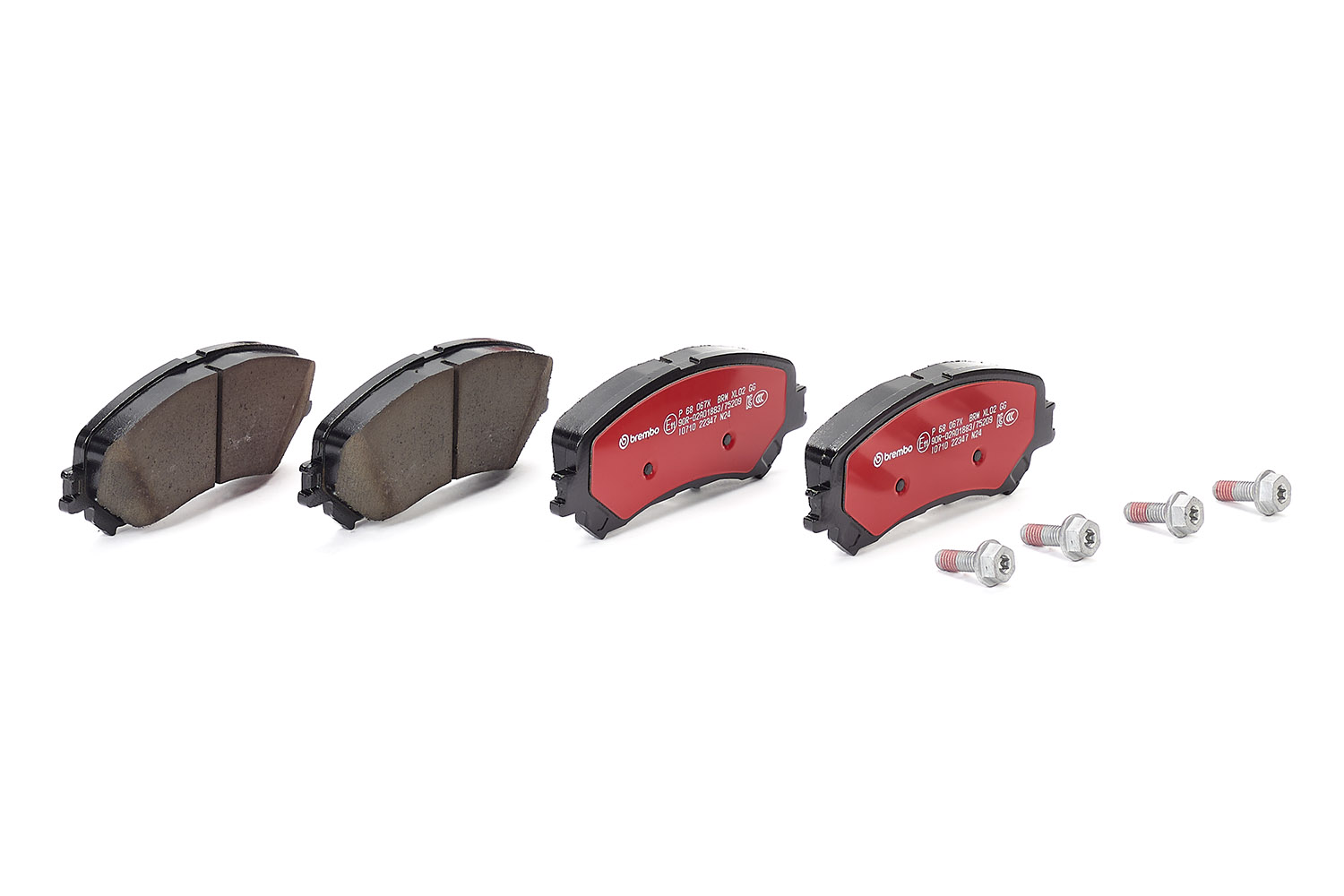 Jogo de 4 pastilhas de travão BREMBO ref. P 68 067X
