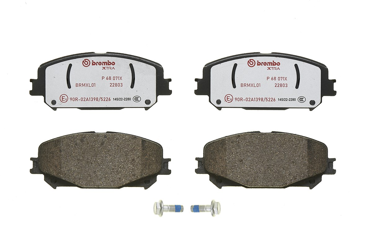 Jogo de 4 pastilhas de travão BREMBO ref. P 68 071X