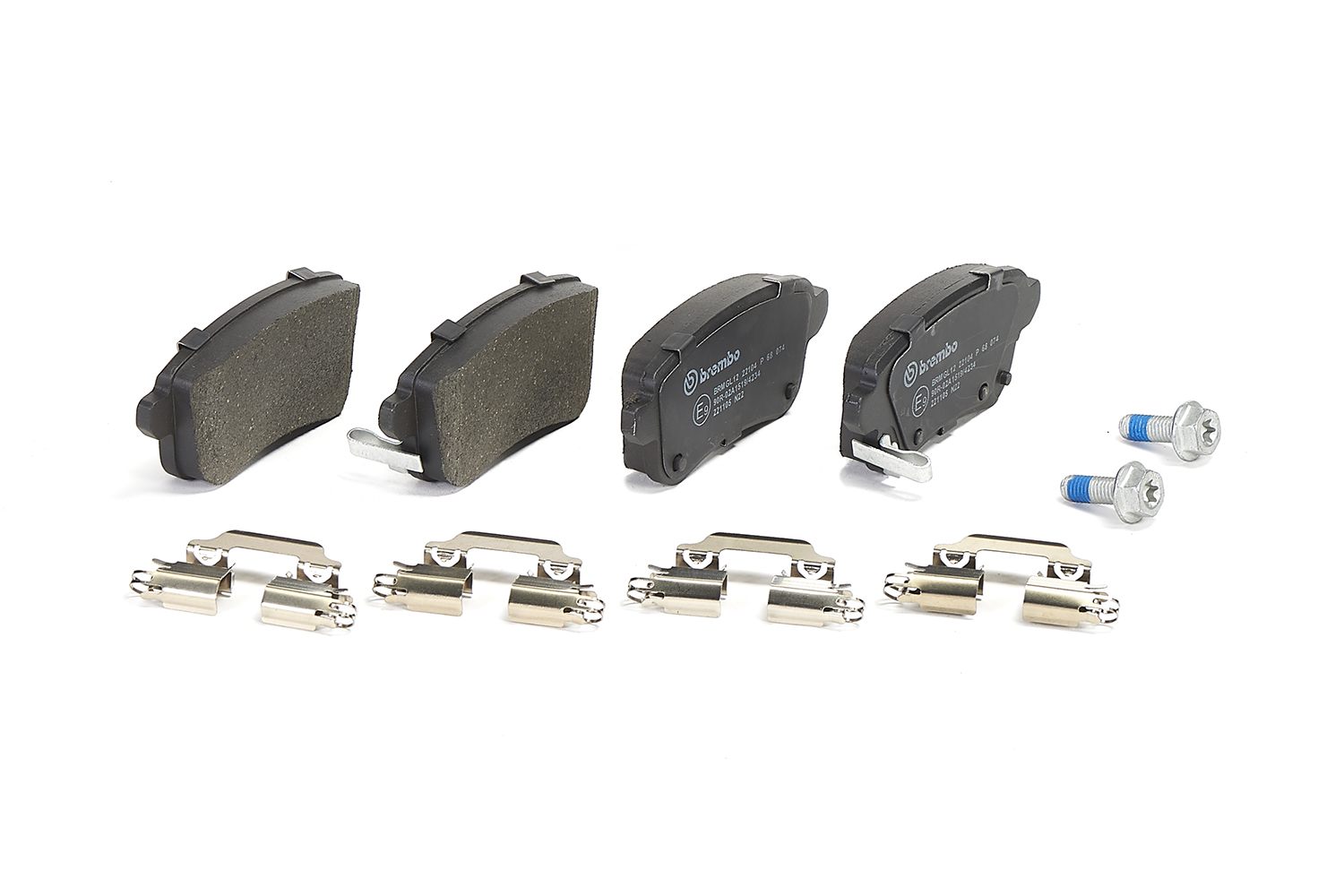 Jeu de 4 plaquettes de frein BREMBO ref. P 68 074