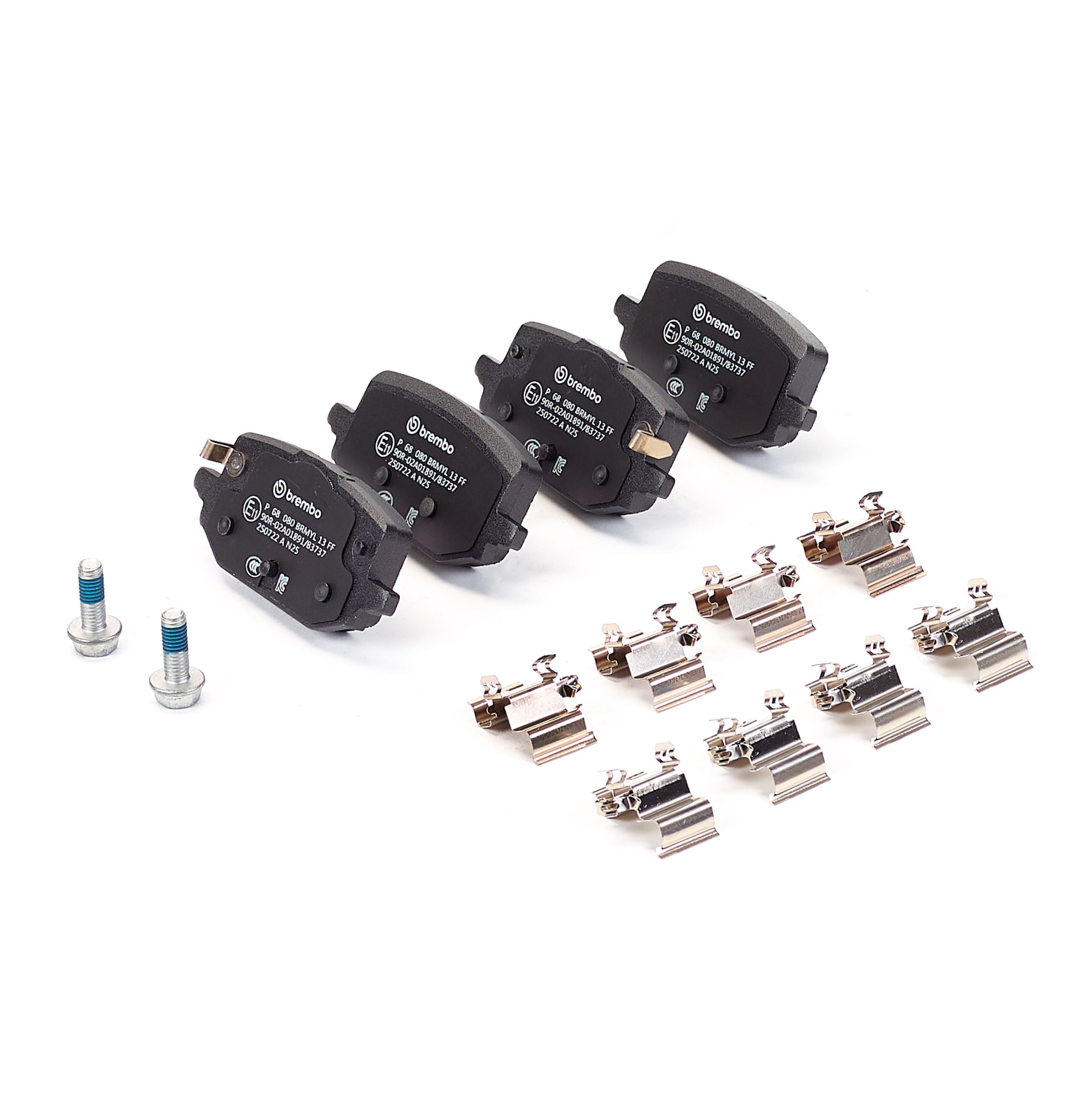 Jeu de 4 plaquettes de frein BREMBO ref. P 68 080