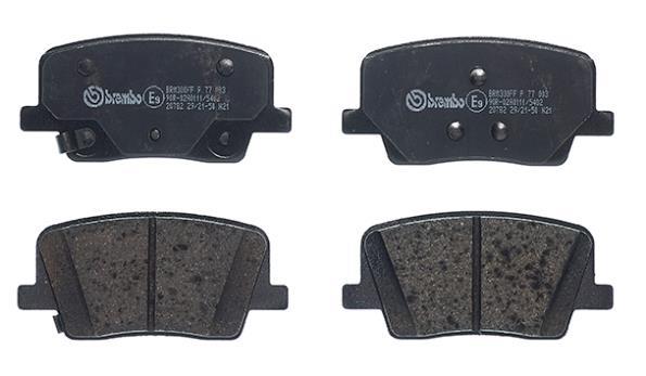 Jogo de 4 pastilhas de travão BREMBO ref. P 77 003