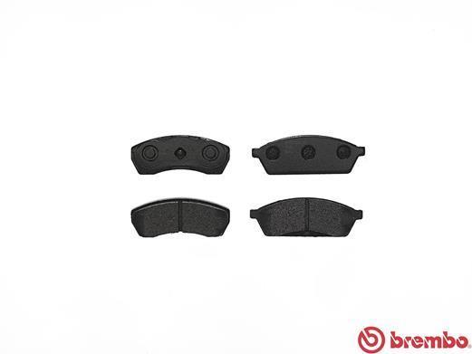 Jogo de 4 pastilhas de travão BREMBO ref. P 78 008