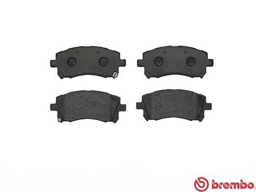Jogo de 4 pastilhas de travão BREMBO ref. P 78 010