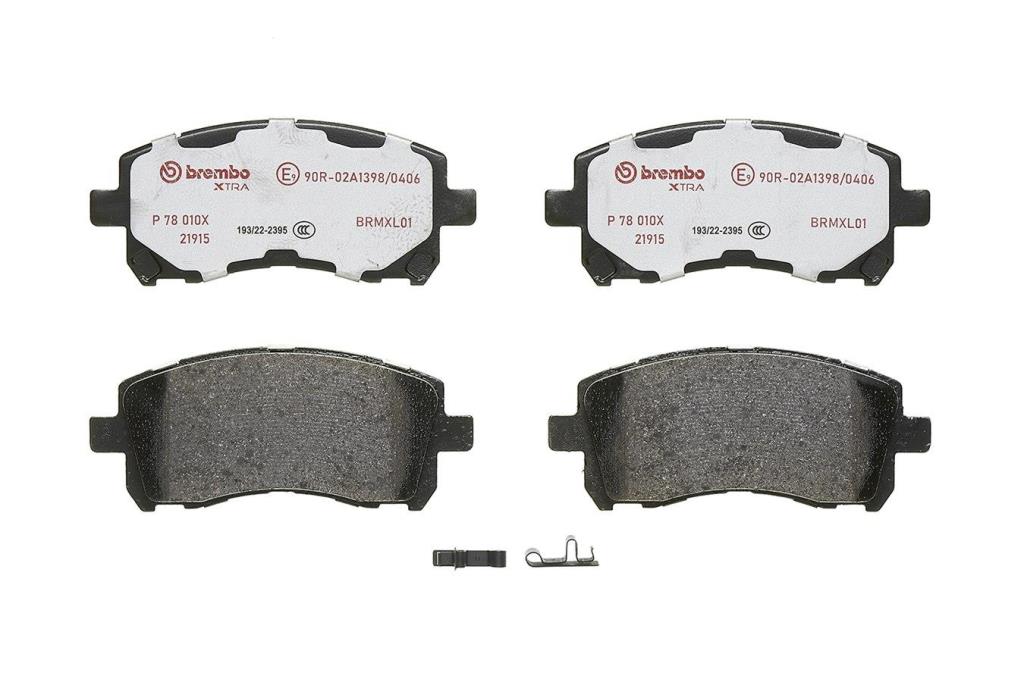 Jogo de 4 pastilhas de travão BREMBO ref. P 78 010X