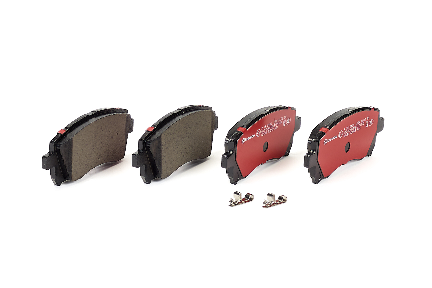Jogo de 4 pastilhas de travão BREMBO ref. P 78 010X