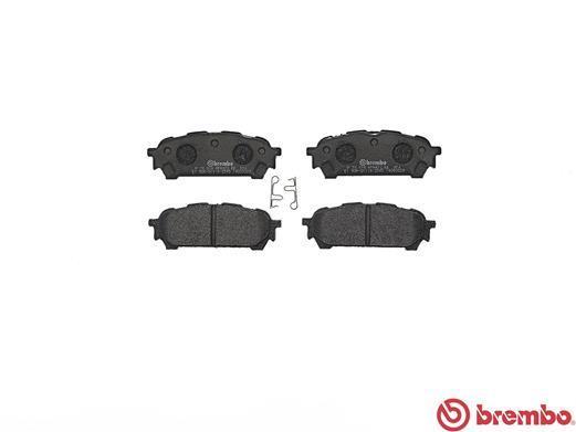 Jogo de 4 pastilhas de travão BREMBO ref. P 78 014