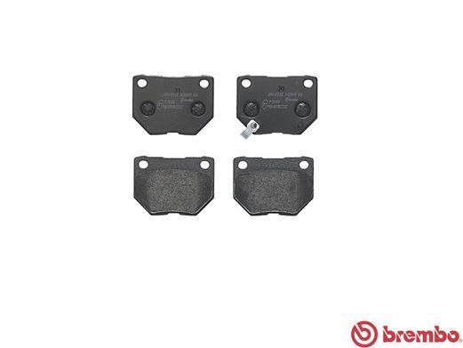 Jogo de 4 pastilhas de travão BREMBO ref. P 78 016