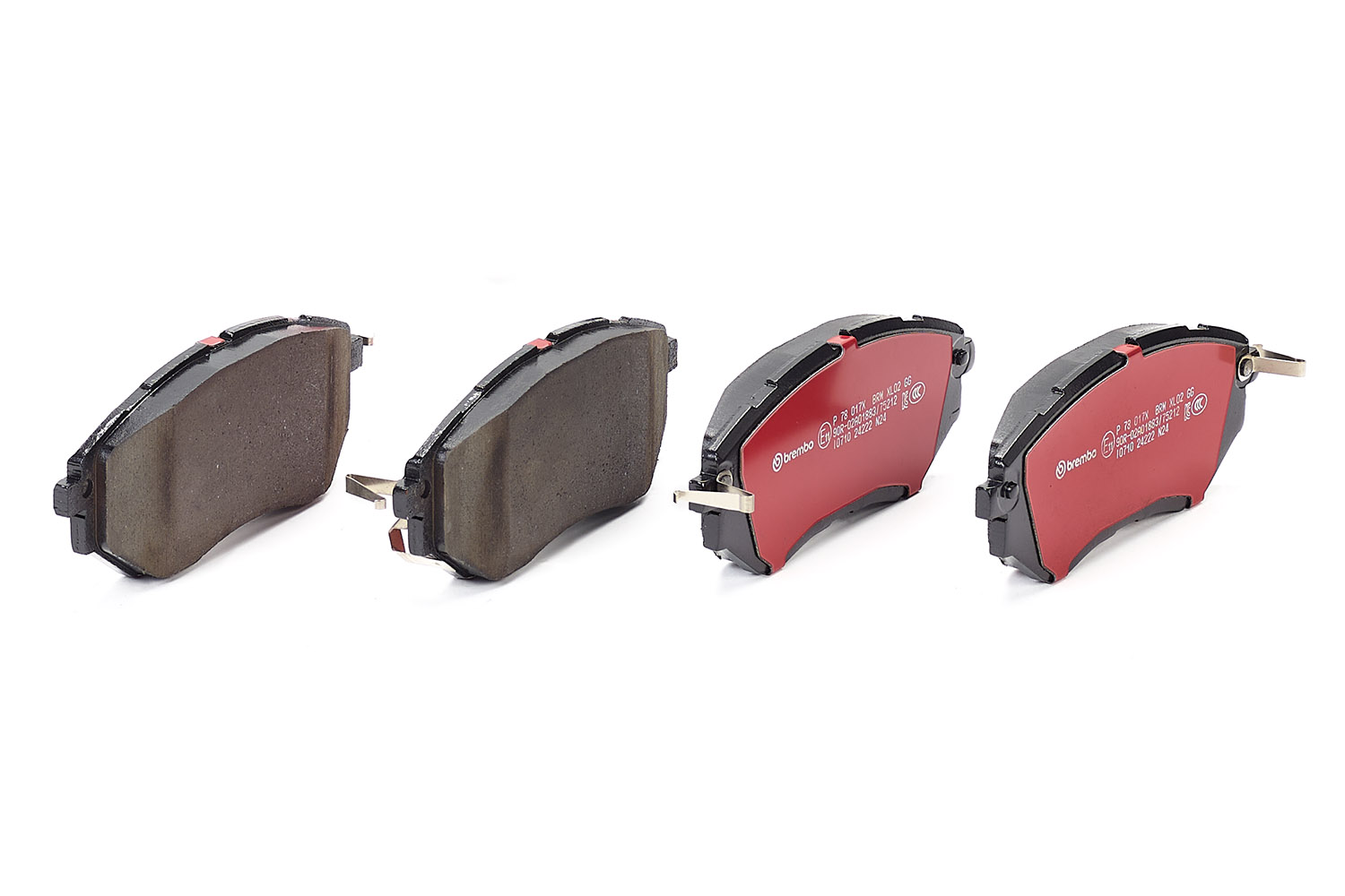 Jogo de 4 pastilhas de travão BREMBO ref. P 78 017X