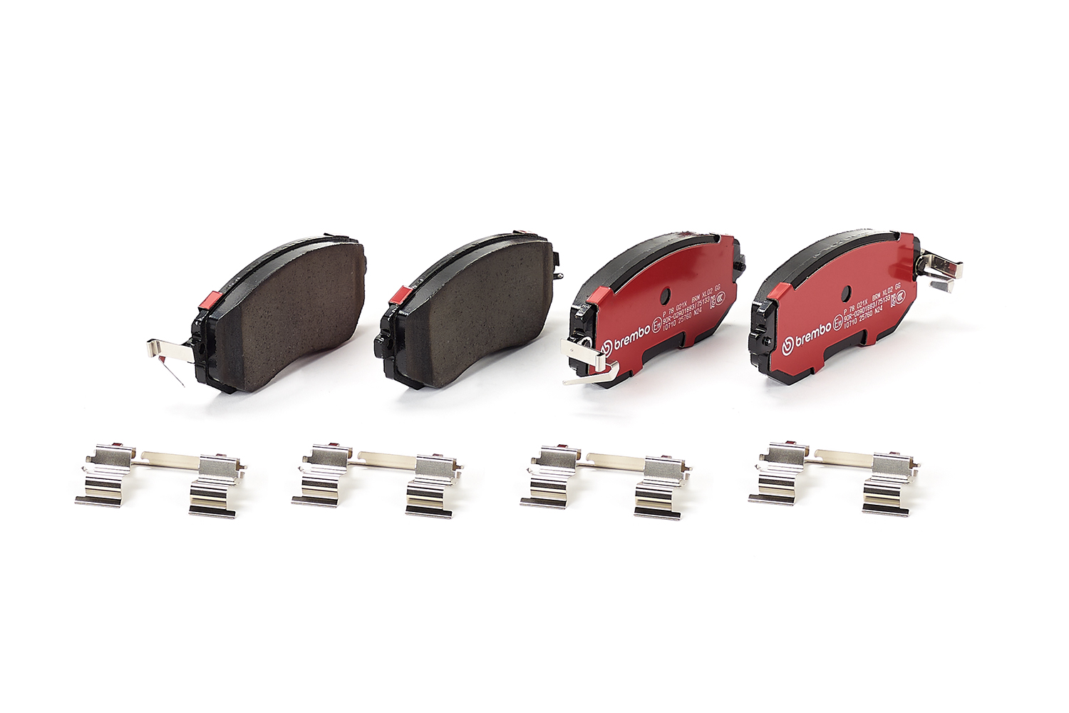 Jogo de 4 pastilhas de travão BREMBO ref. P 78 021X
