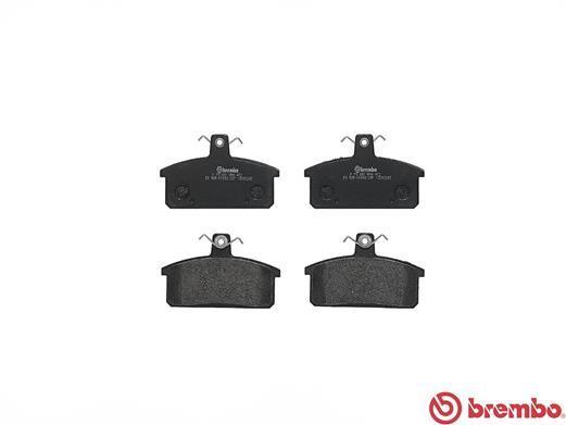 Jogo de 4 pastilhas de travão BREMBO ref. P 79 007