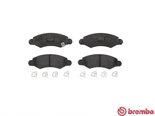 Jeu de 4 plaquettes de frein BREMBO ref. P 79 015