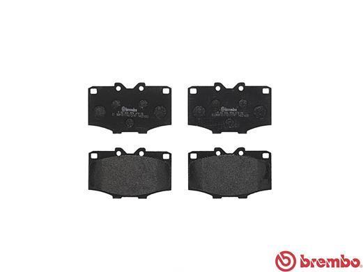 Jogo de 4 pastilhas de travão BREMBO ref. P 83 006