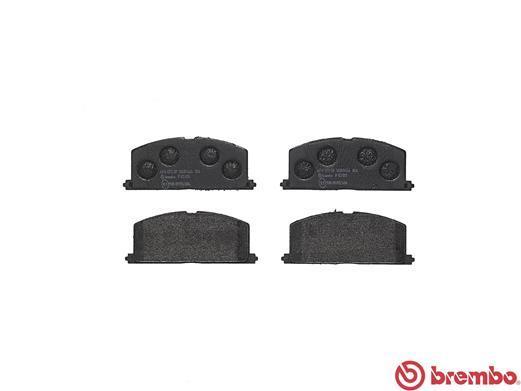 Jogo de 4 pastilhas de travão BREMBO ref. P 83 011