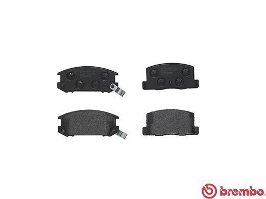 Jogo de 4 pastilhas de travão BREMBO ref. P 83 019