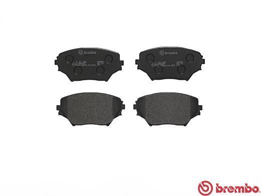 Jeu de 4 plaquettes de frein BREMBO ref. P 83 055