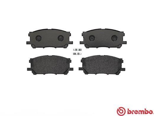Jogo de 4 pastilhas de travão BREMBO ref. P 83 067