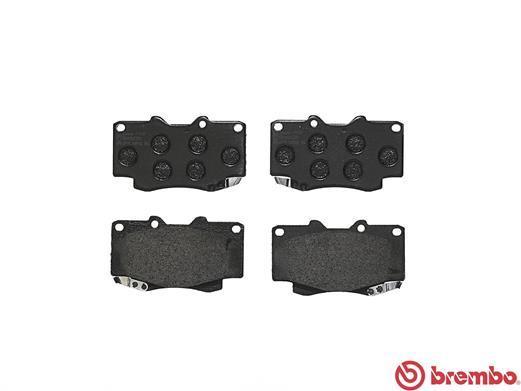 Jogo de 4 pastilhas de travão BREMBO ref. P 83 069