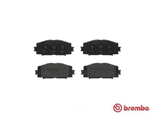 Jeu de 4 plaquettes de frein BREMBO ref. P 83 086