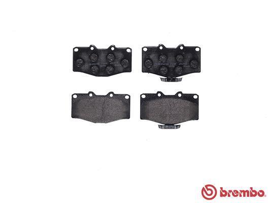 Jeu de 4 plaquettes de frein BREMBO ref. P 83 095