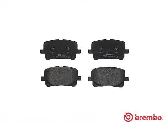 Jeu de 4 plaquettes de frein BREMBO ref. P 83 100