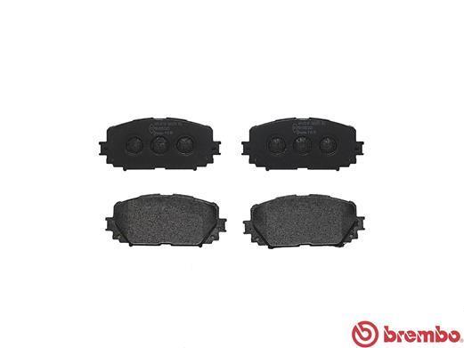 Jeu de 4 plaquettes de frein BREMBO ref. P 83 101