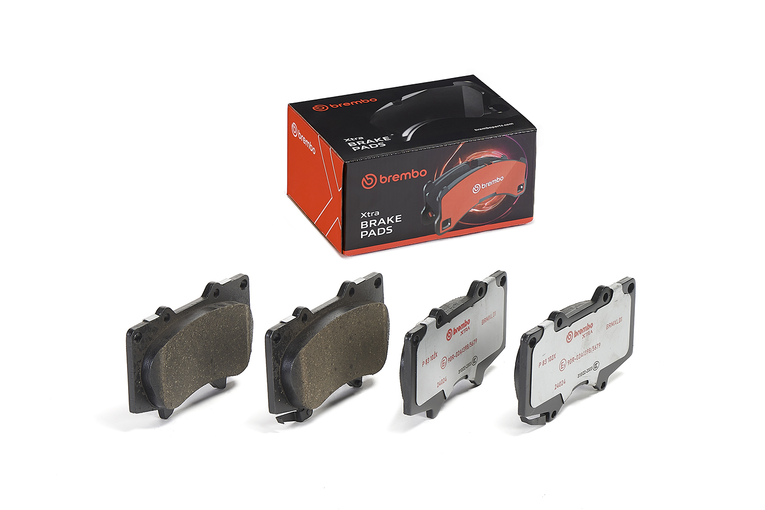 Jogo de 4 pastilhas de travão BREMBO ref. P 83 102X