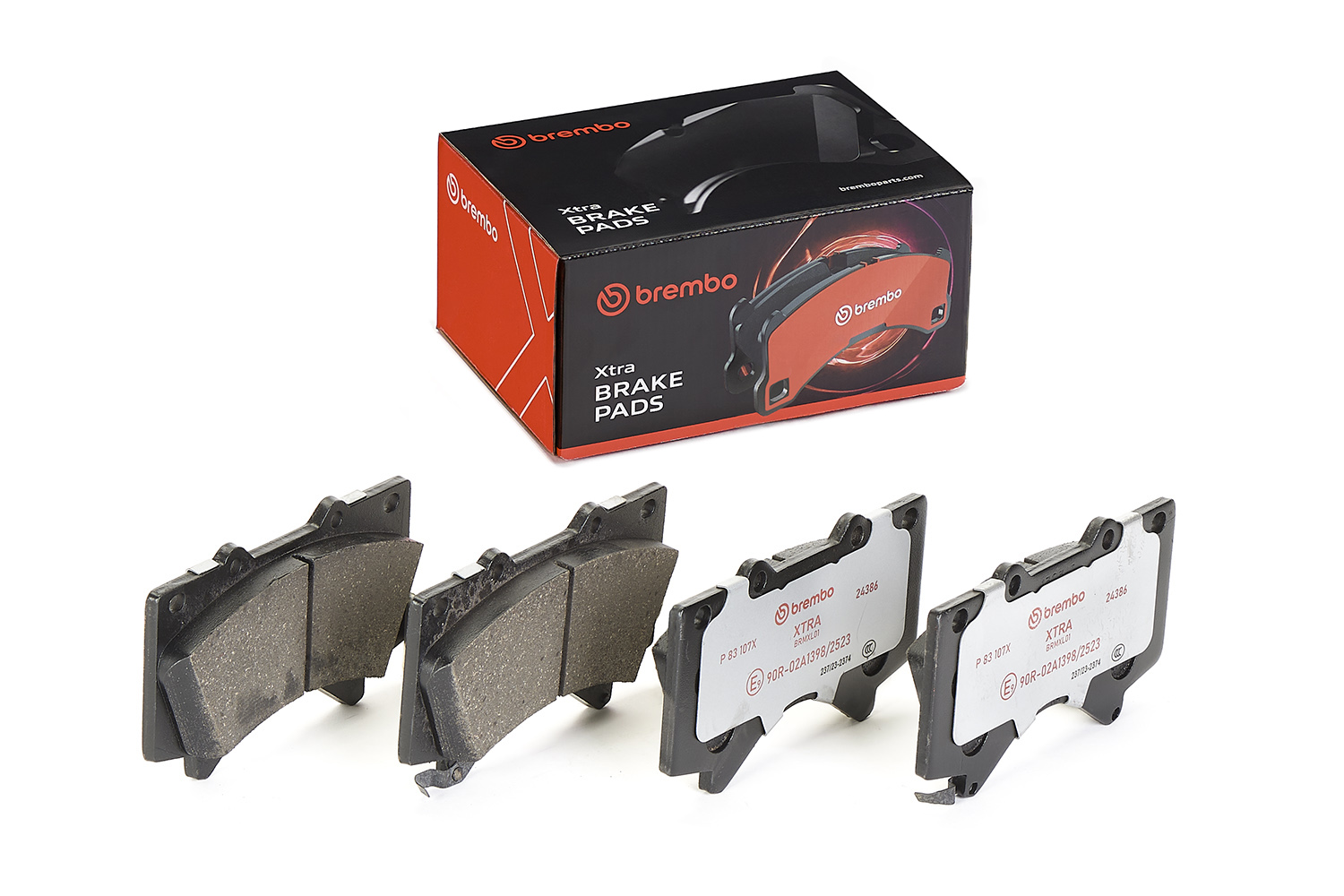Jogo de 4 pastilhas de travão BREMBO ref. P 83 107X
