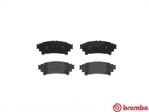 Jogo de 4 pastilhas de travão BREMBO ref. P 83 132