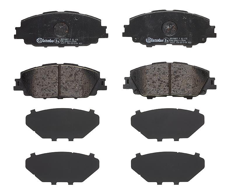 Jogo de 4 pastilhas de travão BREMBO ref. P 83 175