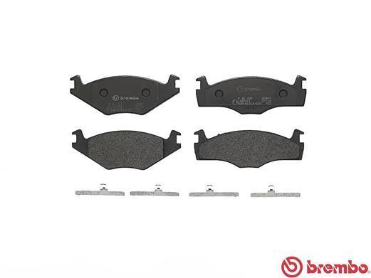 Jeu de 4 plaquettes de frein BREMBO ref. P 85 005