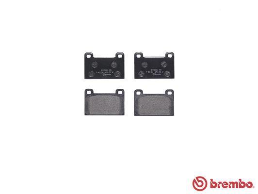Jogo de 4 pastilhas de travão BREMBO ref. P 85 006