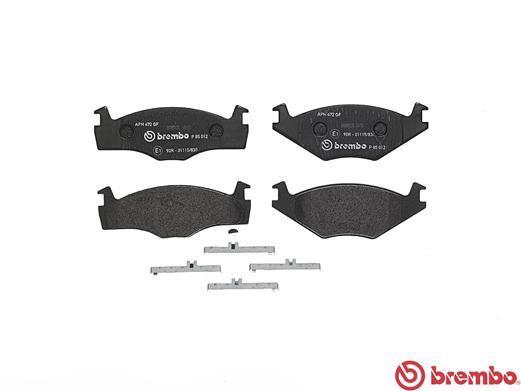 Jogo de 4 pastilhas de travão BREMBO ref. P 85 012