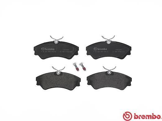 Jeu de 4 plaquettes de frein BREMBO ref. P 85 028