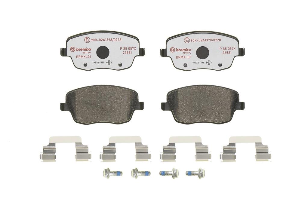 Jogo de 4 pastilhas de travão BREMBO ref. P 85 057X